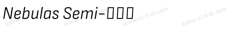 Nebulas Semi字体转换